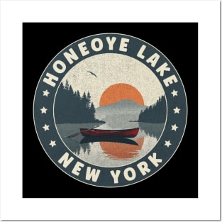 Honeoye Lake New York Sunset Posters and Art